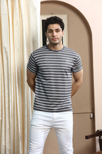 Striped Round Neck T-Shirt