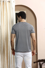 Striped Round Neck T-Shirt