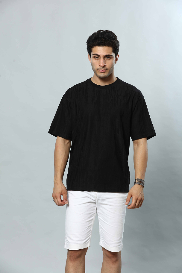 Round Neck Oversized Drop Shoulder T-Shirt