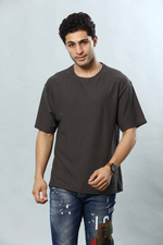 Round Neck Oversized Drop Shoulder T-Shirt