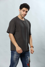 Round Neck Oversized Drop Shoulder T-Shirt