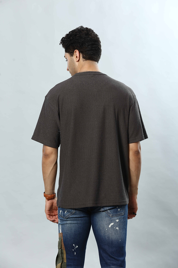 Round Neck Oversized Drop Shoulder T-Shirt