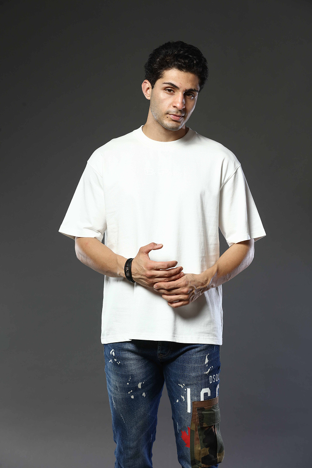 Round Neck Oversized Drop Shoulder T-Shirt