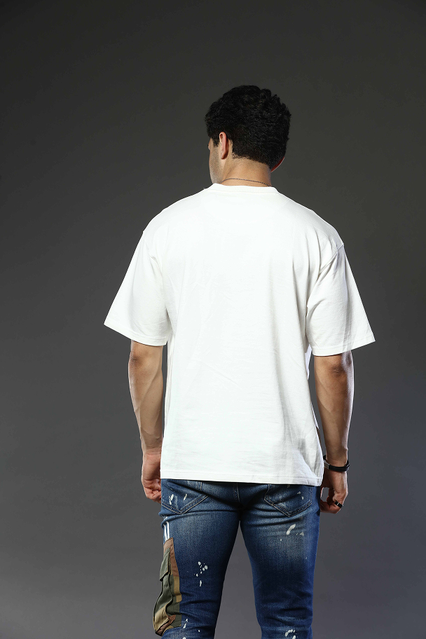 Round Neck Oversized Drop Shoulder T-Shirt