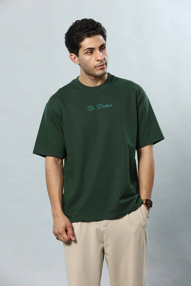 Round Neck Oversized Drop Shoulder T-Shirt