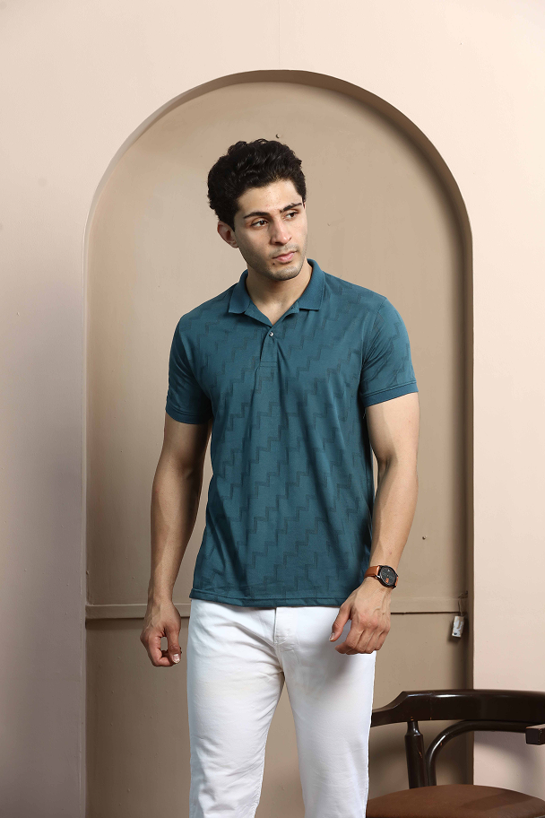 Printed Polo T-Shirt