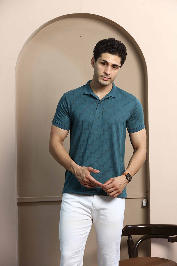 Printed Polo T-Shirt