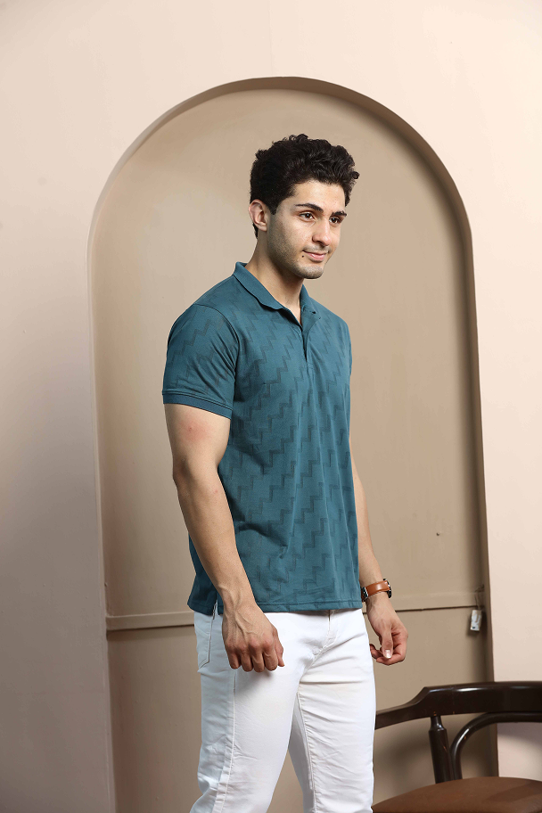 Printed Polo T-Shirt