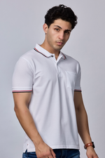 Solid Polo T-Shirt with Pocket