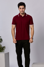 Solid Polo T-Shirt with Pocket