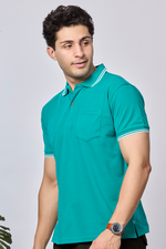 Solid Polo T-Shirt with Pocket