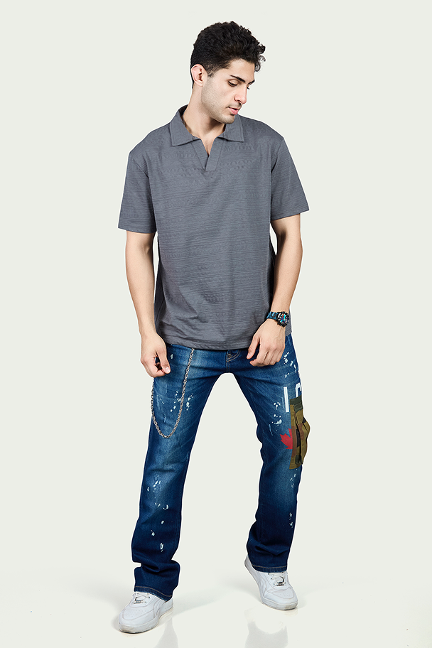 Polo Drop Shoulder T-Shirt