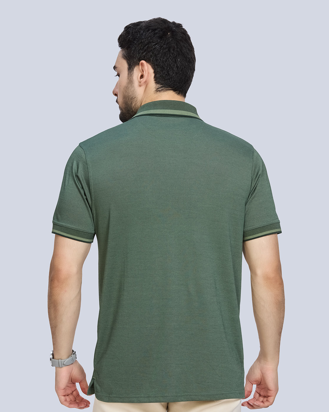 Interlock Polo Neck T-Shirt