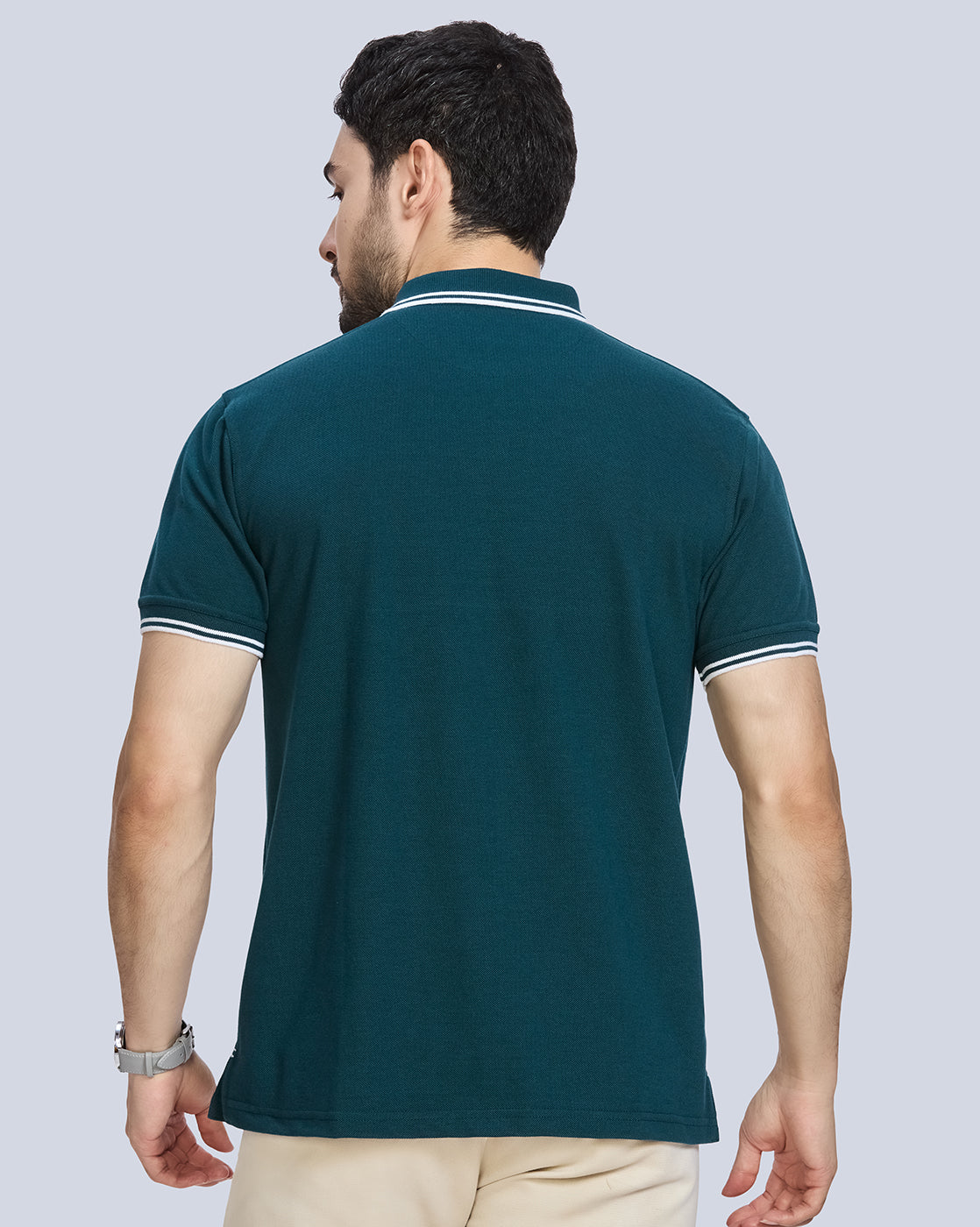 Polo Neck T-Shirt Without Pocket