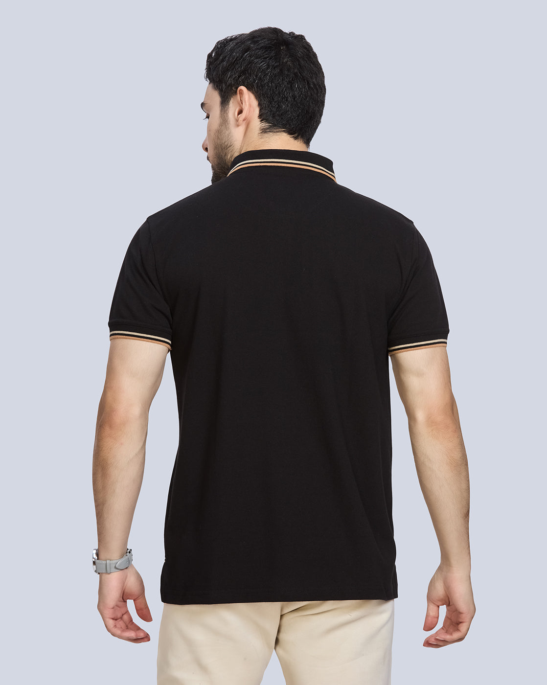 Polo Neck T-Shirt Without Pocket