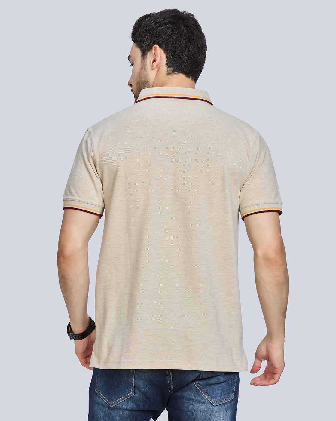 Polo Neck T-Shirt Without Pocket