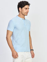 Light Blue Classic Pocket Polo T-Shirt