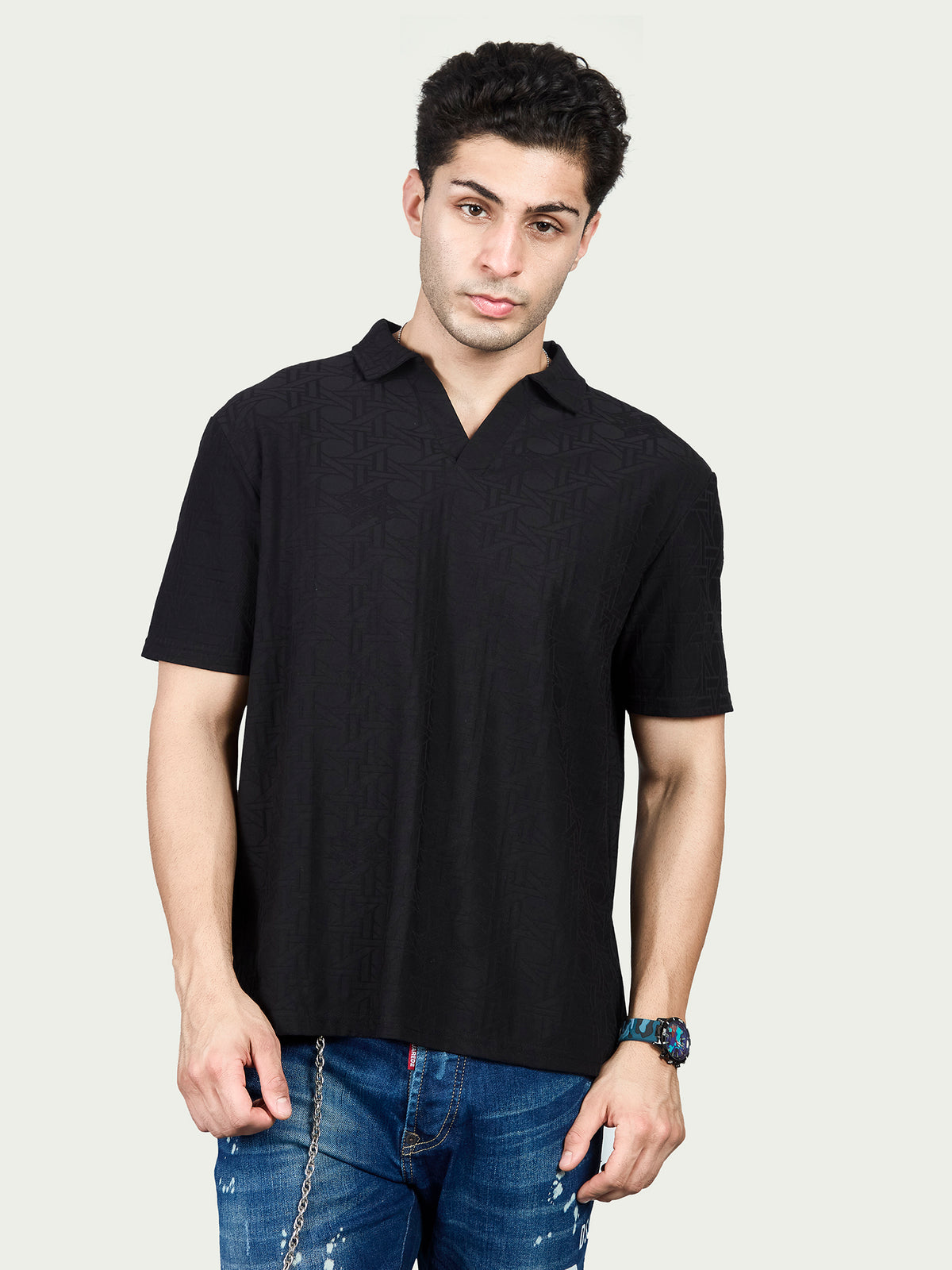 Polo Drop ShoulderT-Shirt