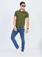 Polo Neck T-shirt Without Pocket