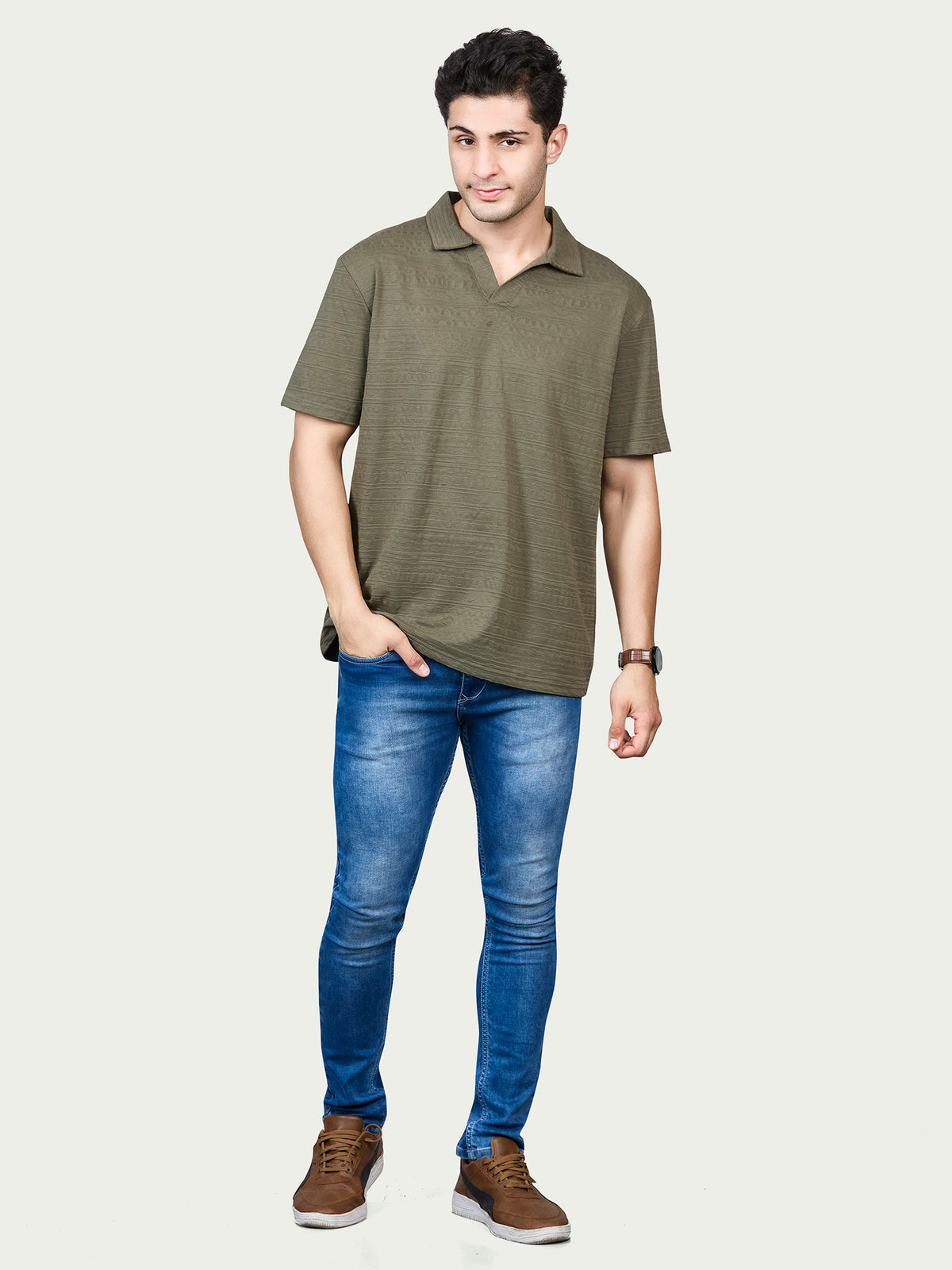 Polo Drop Shoulder T-Shirt