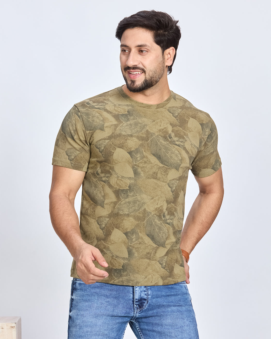Printed Round Neck T-shirt
