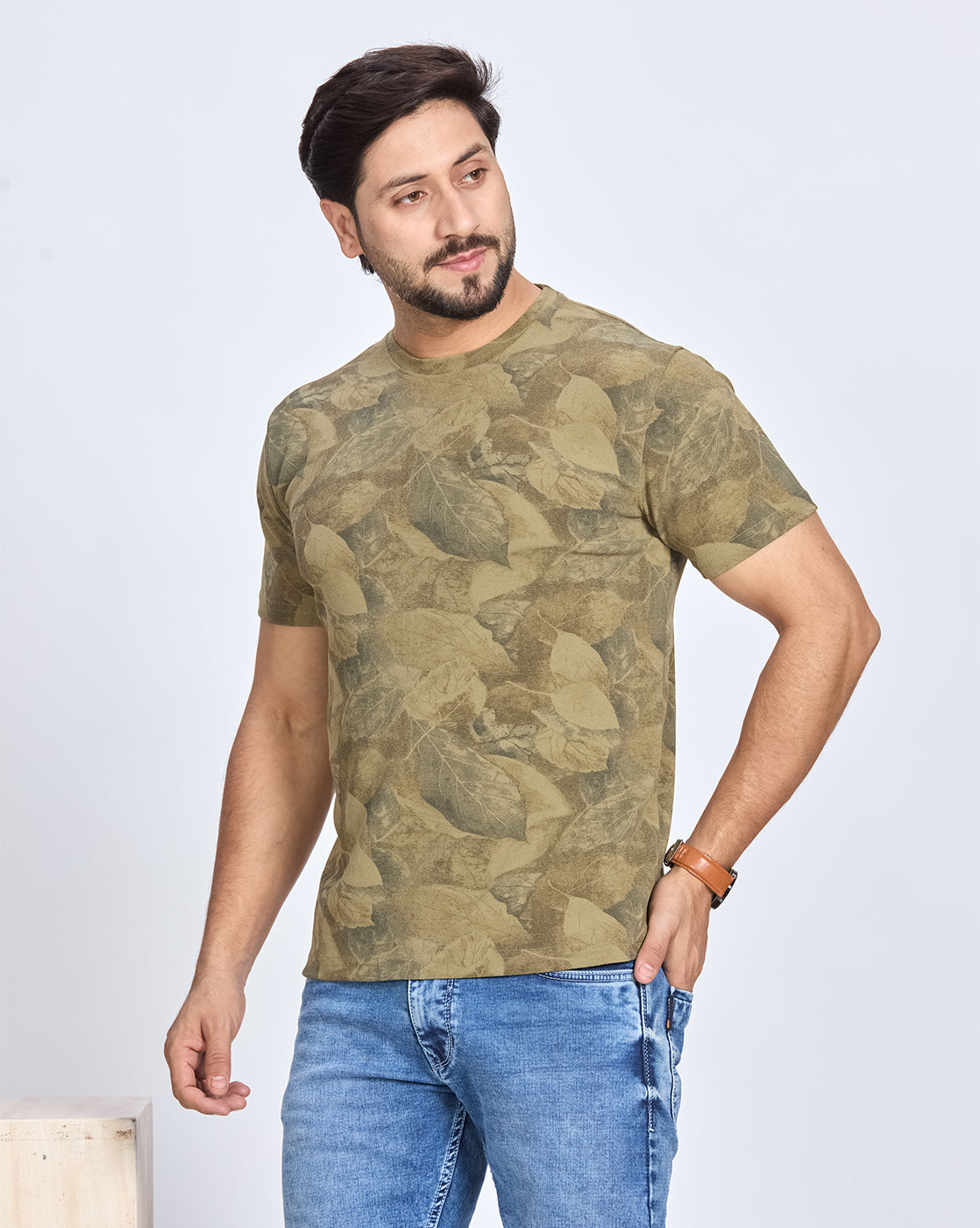 Printed Round Neck T-shirt