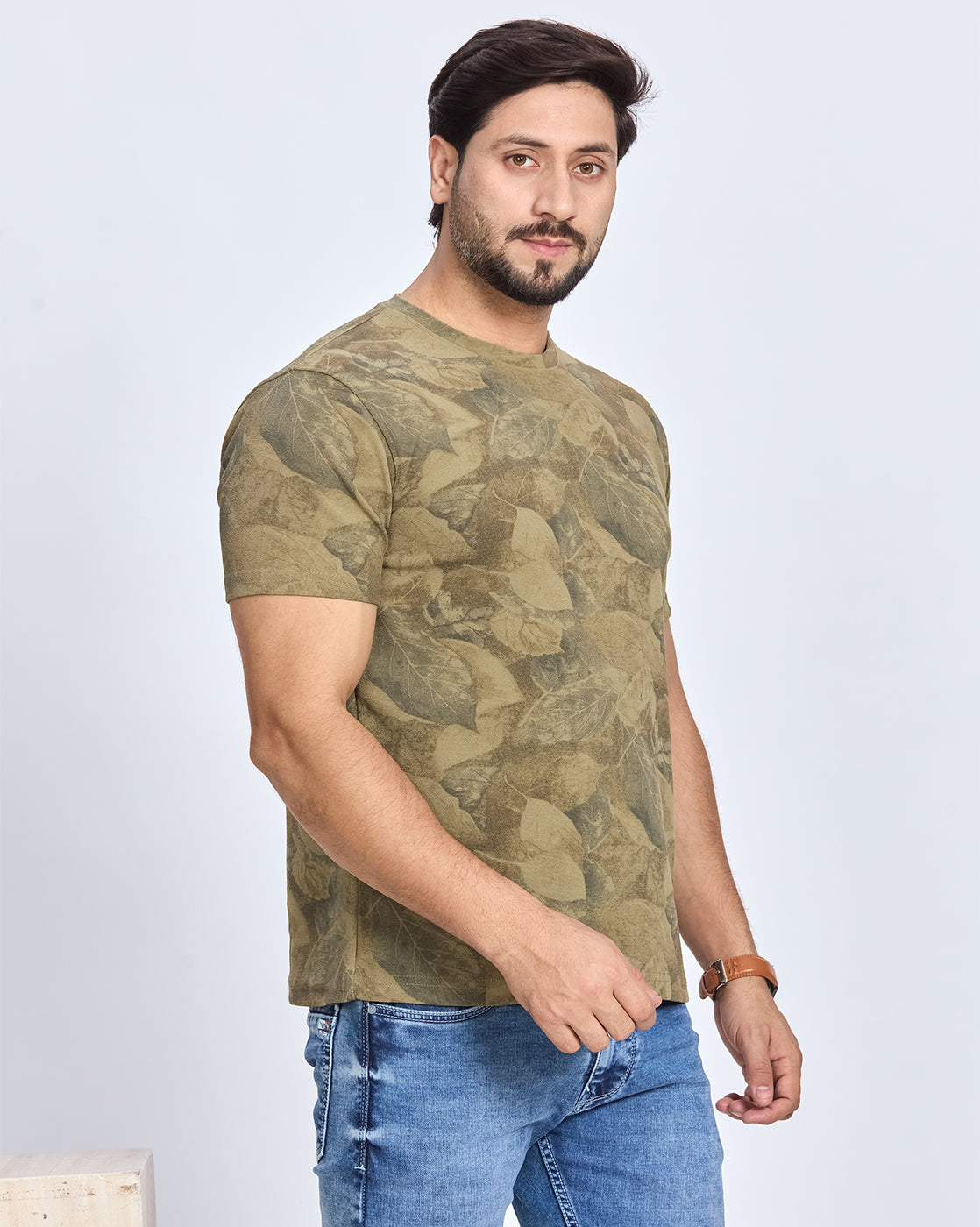Printed Round Neck T-shirt