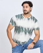 Dye Printed Round Neck T-Shirt
