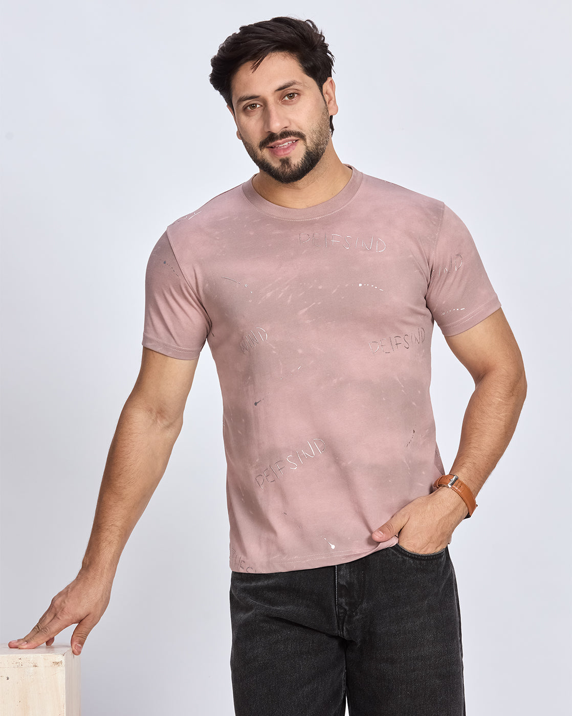 Printed Round Neck T-shirt