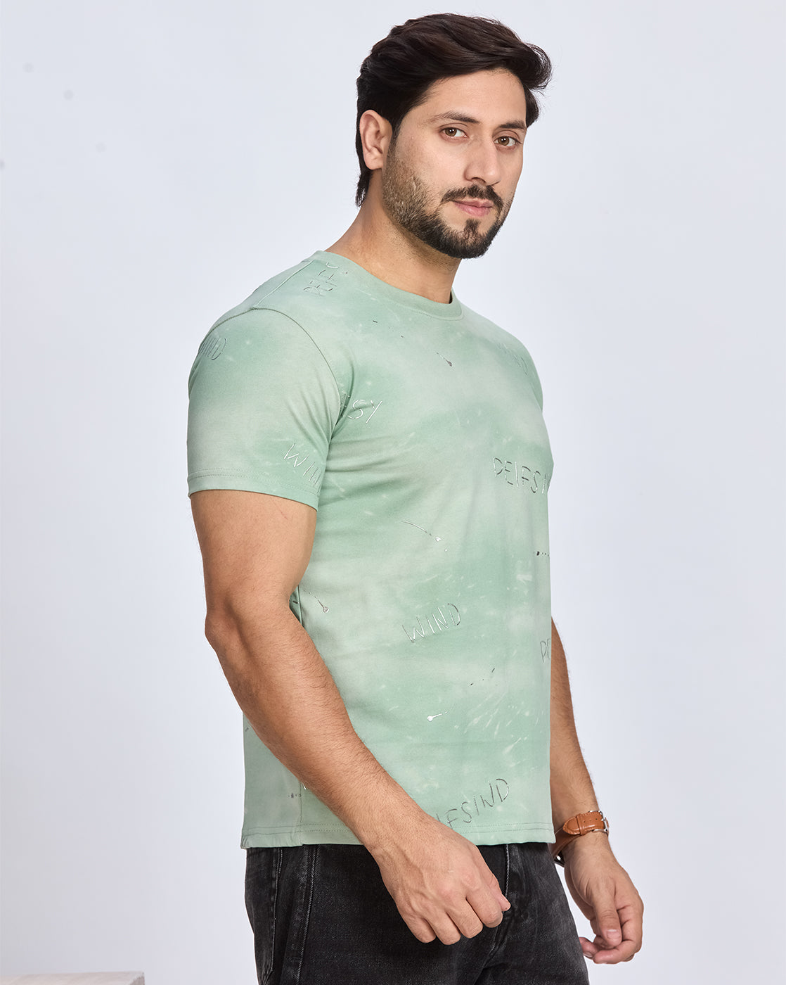 Printed Round Neck T-shirt