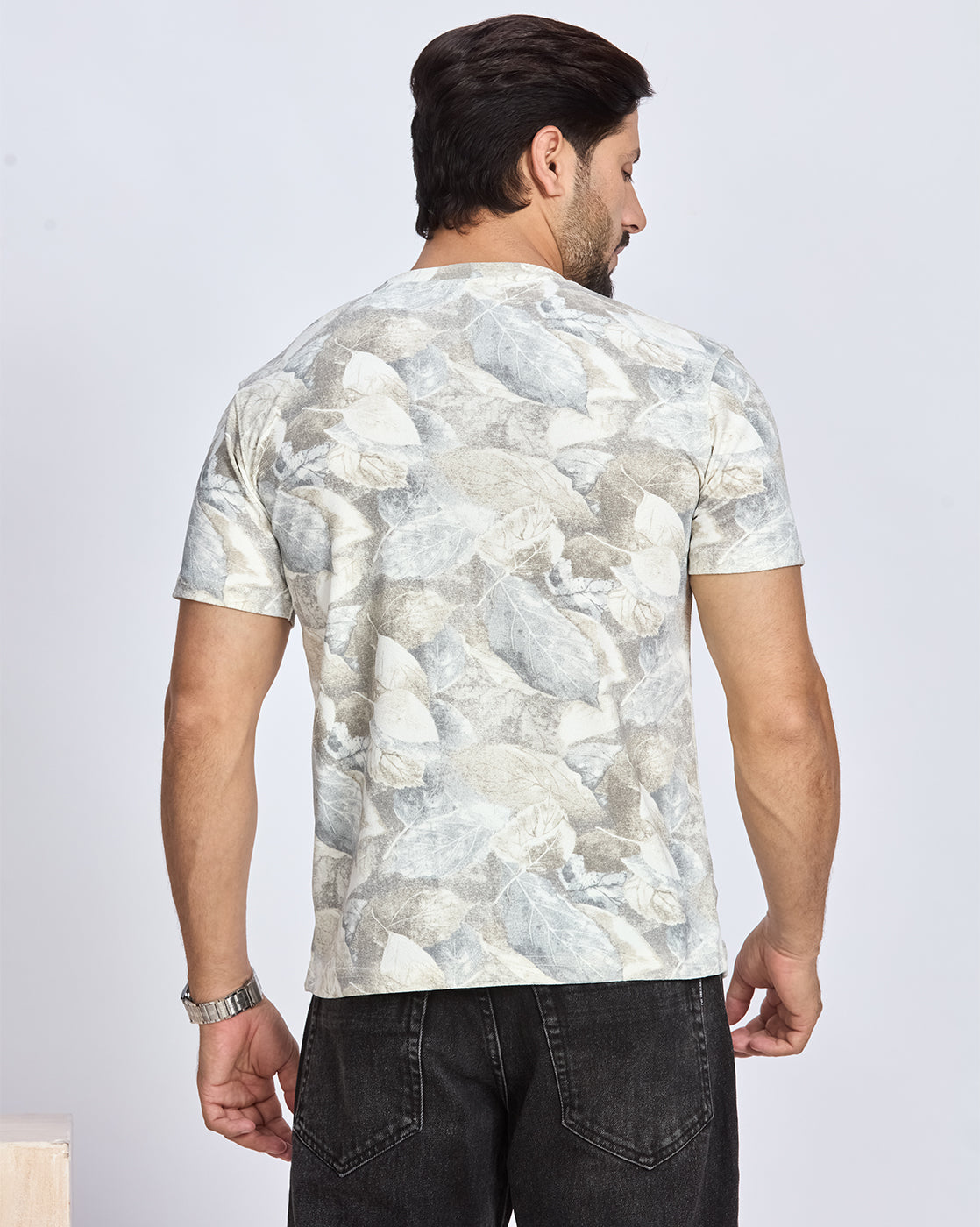 Printed Round Neck T-shirt