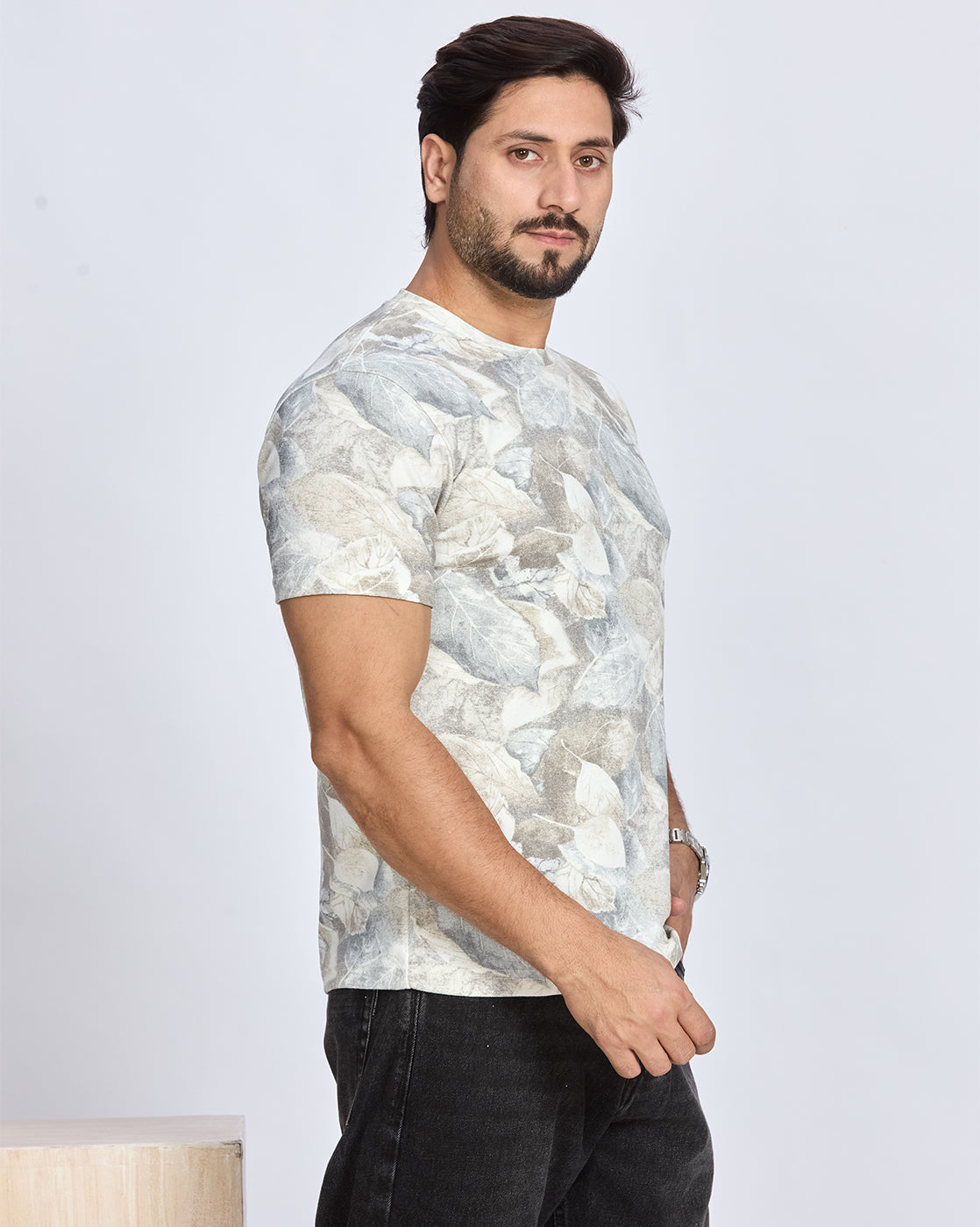 Printed Round Neck T-shirt