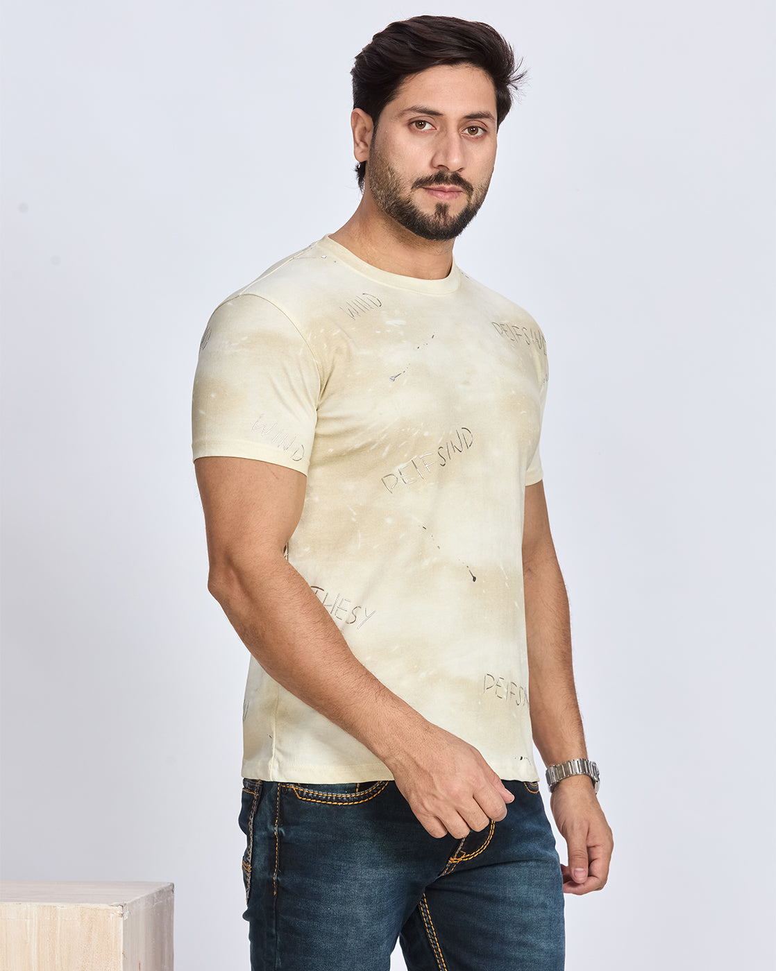 Printed Round Neck T-shirt