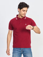 Polo Neck T-shirt Without Pocket