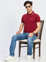 Polo Neck T-shirt Without Pocket
