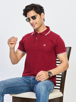 Polo Neck T-shirt Without Pocket