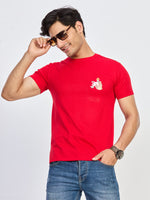 Red Premium Cotton Round Neck T-Shirt