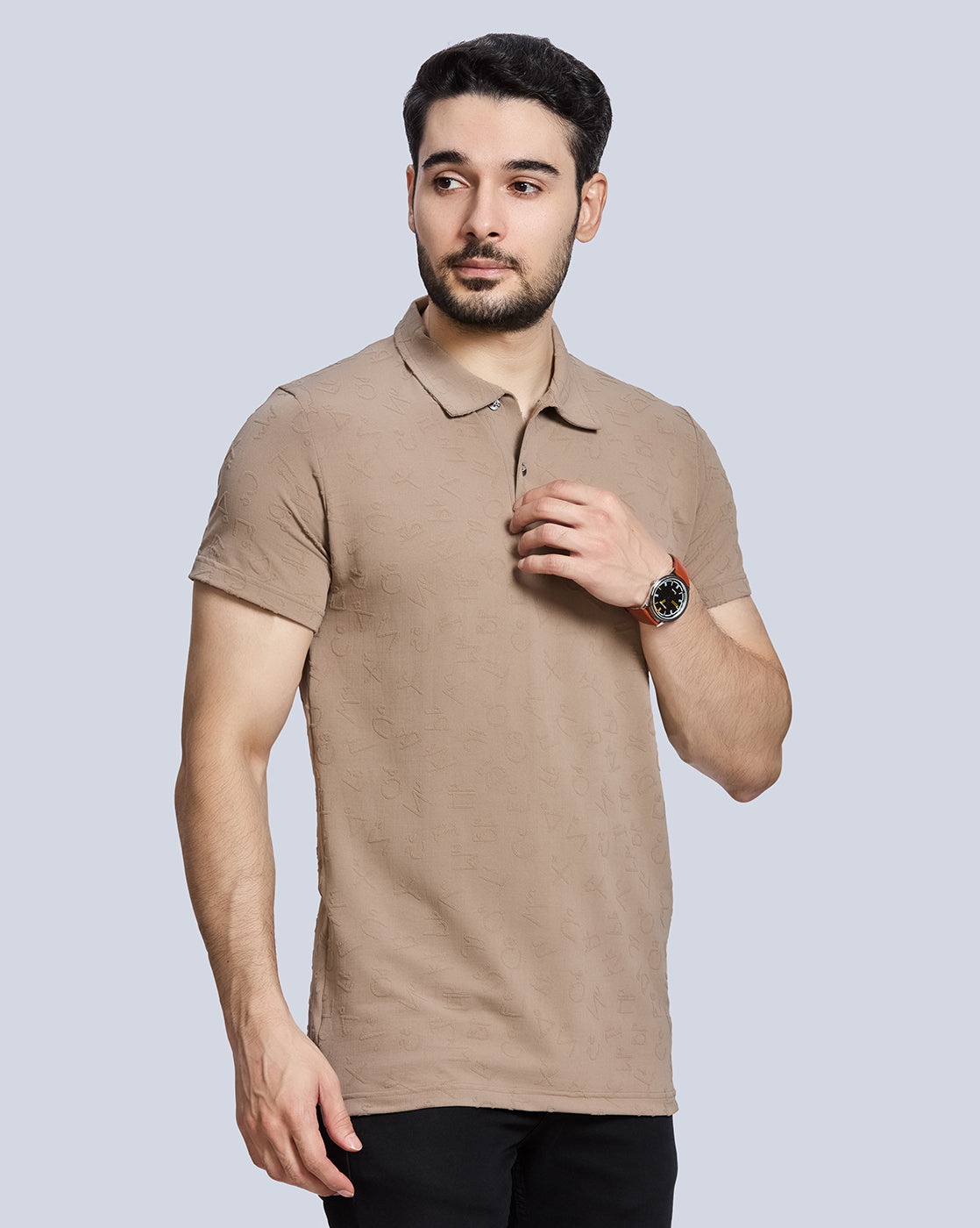 Polo Neck T-Shirt
