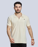 OffWhite Polo Neck T-Shirt