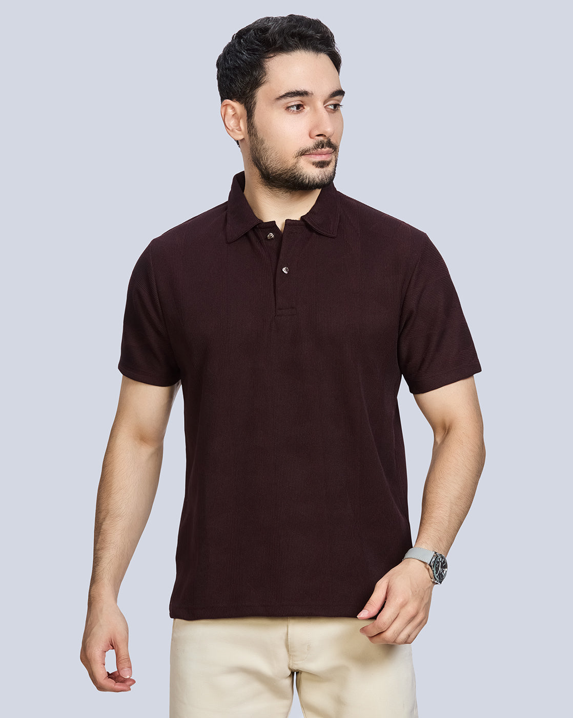 Polo Neck T-Shirt