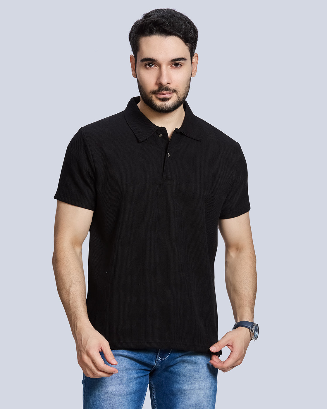 Polo Neck T-Shirt