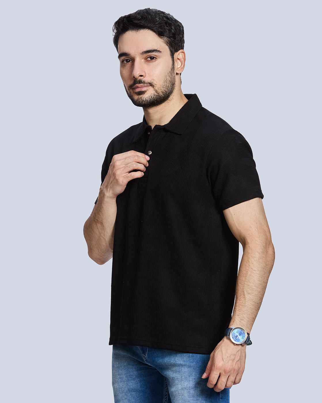 Polo Neck T-Shirt