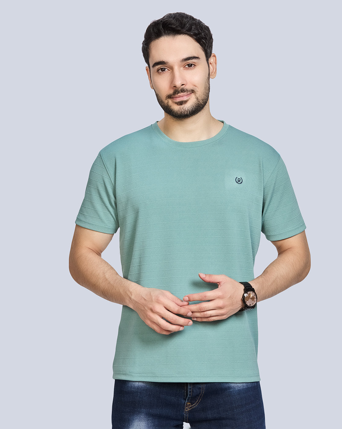 Round Neck Polyester T-Shirt