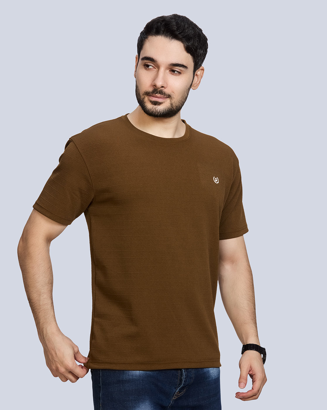 Round Neck Polyester T-Shirt