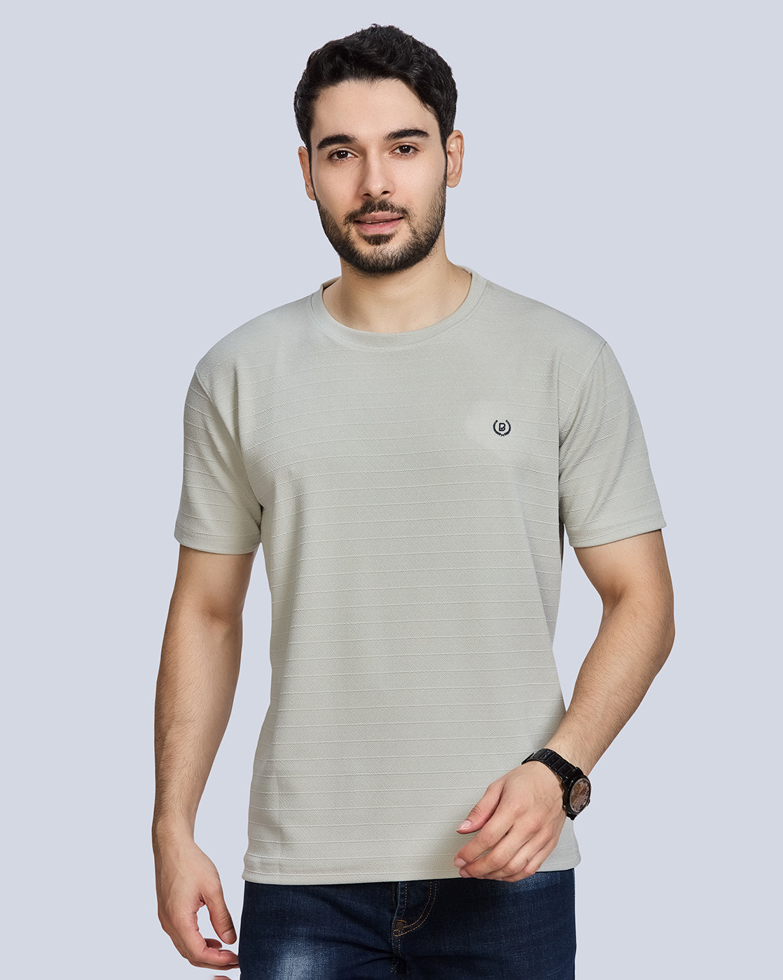 Round Neck Polyester T-Shirt