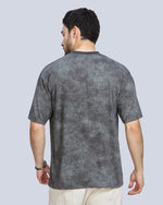 Round Neck Drop Shoulder Polyester T-Shirt