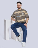 Round Neck Drop Shoulder Cotton T-Shirt