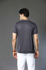 Printed Polo Neck T-Shirt