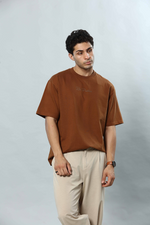 Round Neck Oversized Drop Shoulder T-Shirt