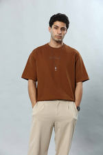 Round Neck Oversized Drop Shoulder T-Shirt